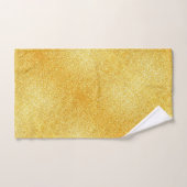 Gold Glitter Look Moderne Elegante Sjabloon Bad Handdoek (Handdoek)