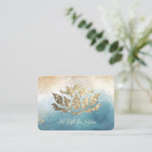 Gold Glitter Lotus, Confetti, Paint Splash Kortingskaartje (Staand voorkant)