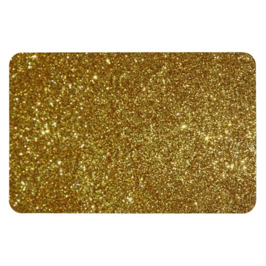 Gold Glitter Magneet (Horizontaal)