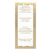 Gold Glitter - Menu (Achterkant)