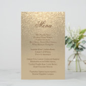Gold Glitter - Menu (Staand voorkant)
