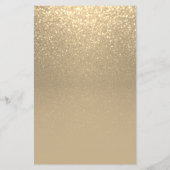 Gold Glitter - Menu (Achterkant)
