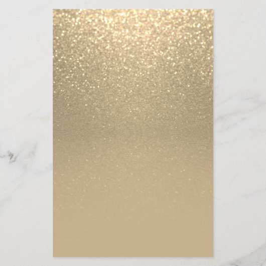 Gold Glitter - Menu (Achterkant)