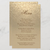 Gold Glitter - Menu (Voorkant / Achterkant)