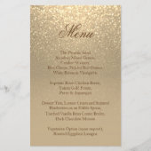 Gold Glitter - Menu (Voorkant)