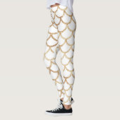 Gold Glitter Mermaid Scales Leggings (Links)