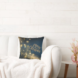 Gold Glitter Merry kerst Kussen