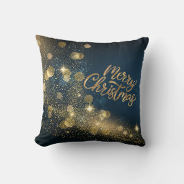 Gold Glitter Merry kerst Kussen