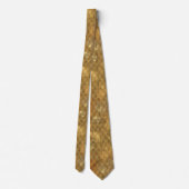 Gold Glitter met Dragon Scales Effect Stropdas (Achterkant)