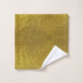 Gold Glitter met kerstboomhanddoekset Bad Handdoek (Wasdoekje)