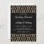 Gold Glitter Monogram Poker Chip Casino Wedding Kaart<br><div class="desc">Vier in stijl met deze fantastische uitnodigingen voor huwelijksrepetities. Het moderne en zeer trendy design is perfect voor een bruiloft in het fantastische Las Vegas of een casino locatie. De bewoording is gemakkelijk te personaliseren en uw gasten zullen zo opgewonden zijn om deze uitnodigingen in de mail te krijgen. Overeenkomende...</div>