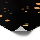 Gold Glitter Ms. aan Mrs. Vrijgezellenfeest Welkom Poster (Hoek)