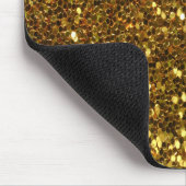 Gold Glitter Muismat (Hoek)