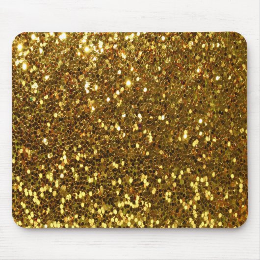 Gold Glitter Muismat (Voorkant)