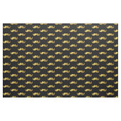 Gold Glitter Mustache Stof (Yard (91,4 cm))