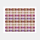 Gold Glitter Name Promotion Online Shop Glitter Labels (Vel)