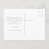 Gold Glitter New Adventures Verloving kondigt aan Briefkaart (Achterkant)