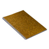 Gold Glitter Notitieboek (Rechterzijde)