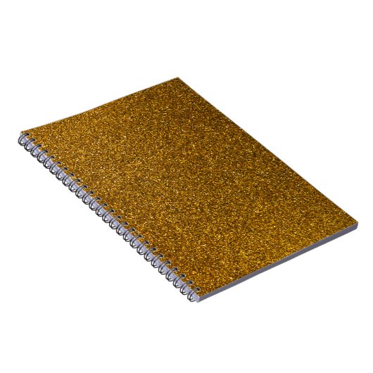 Gold Glitter Notitieboek (Rechterzijde)