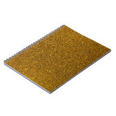 Gold Glitter Notitieboek (Linkerzijde)