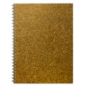Gold Glitter Notitieboek (Voorkant)