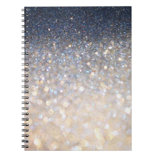 Gold Glitter Notitieboek (Voorkant)