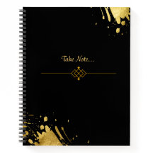Gold Glitter Notitieboek