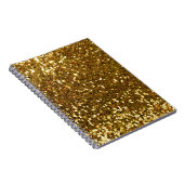 Gold Glitter Notitieboek (Rechterzijde)
