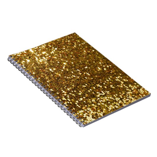 Gold Glitter Notitieboek (Rechterzijde)