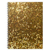 Gold Glitter Notitieboek (Voorkant)