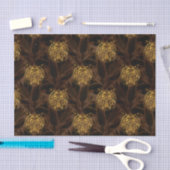 Gold Glitter Oerwoud Tiger Pattern Tissuepapier (Craft)