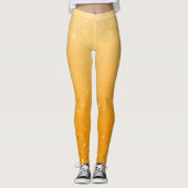 Gold Glitter Ombré Pattern – Luxury Metallic  Leggings (Voorkant)