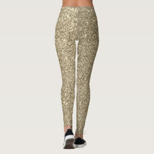 Gold Glitter Ombre Sparkly Modern Stijlvol Leggings