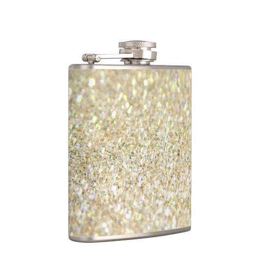 Gold Glitter op fles Heupfles (Rechts)