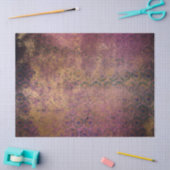 Gold Glitter op Paarse ontkoppeling Tissuepapier (Craft)