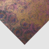 Gold Glitter op Paarse ontkoppeling Tissuepapier (Detail)