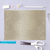 Gold Glitter over Ombre Gold Background Tissue Pap Tissuepapier (Craft)