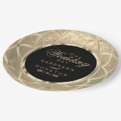 Gold Glitter Paper-Bord Papieren Bordje (Gekanteld)