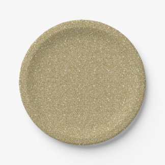 Gold Glitter Papieren Bordje