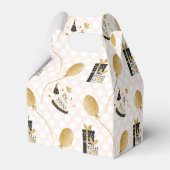 Gold Glitter Party Balloons Kind Birthday Hartelij Bedankdoosjes (Achterkant)