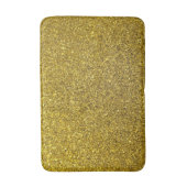 Gold Glitter Pattern Badmat (Voorkant Verticaal)