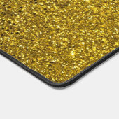Gold Glitter Pattern Bureaumat (Hoek)