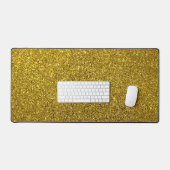 Gold Glitter Pattern Bureaumat (Keyboard & Muis)