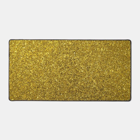 Gold Glitter Pattern Bureaumat (Voorkant)