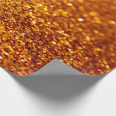 Gold Glitter Pattern Cadeaupapier (Hoek)