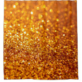 Gold Glitter Pattern Douchegordijn (Voorkant)