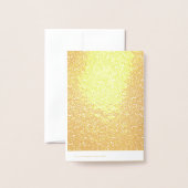 Gold Glitter Pattern Folie Kaarten (Met envelop)