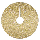 Gold Glitter Pattern Kerstboom Rok (Voorkant)