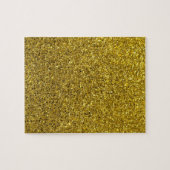 Gold Glitter Pattern Legpuzzel (Horizontaal)