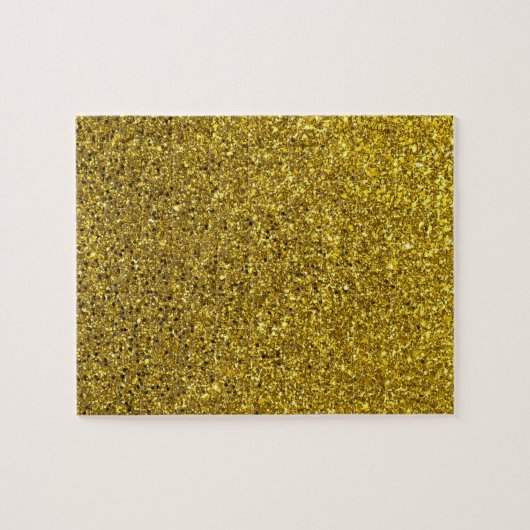 Gold Glitter Pattern Legpuzzel (Horizontaal)
